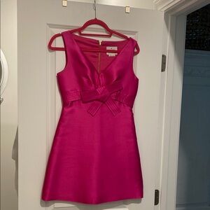 Kate Spade Pink Pleated Sheath Mini Dress